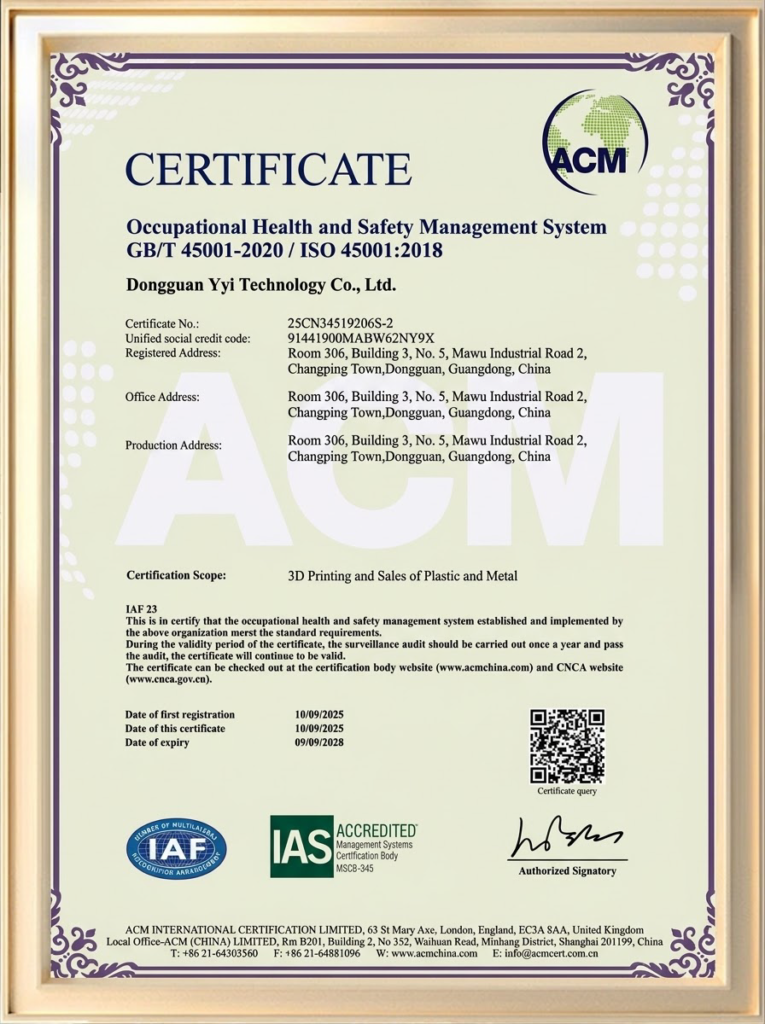 is045001 certificate